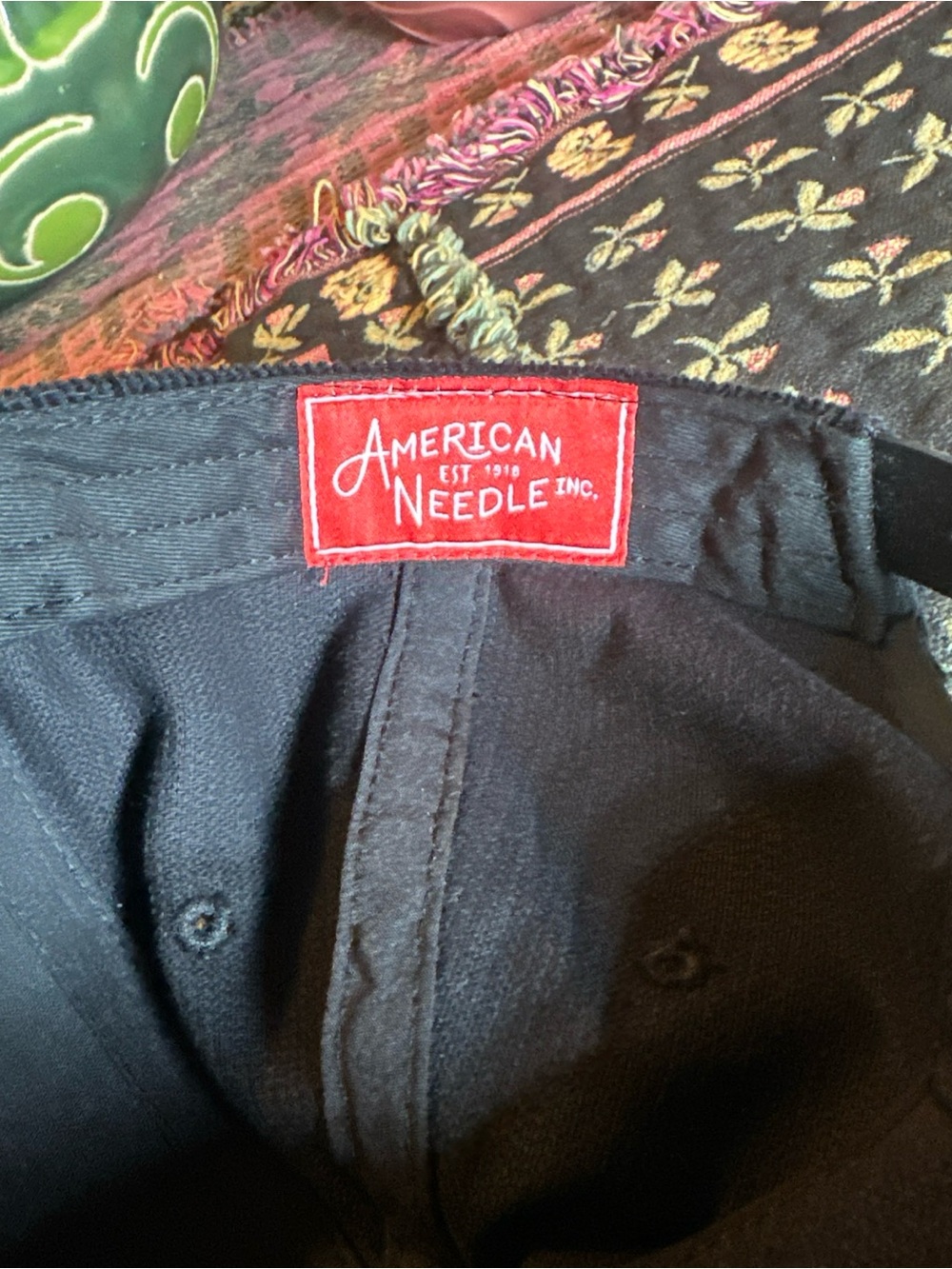American Needle Coors Banquet Hat Cap Snapback Tan Corduroy Logo Adjustable - Picture 6 of 7